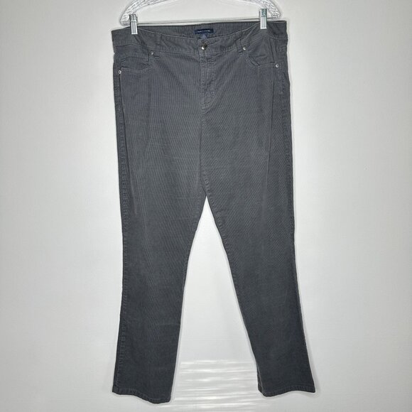 Tommy Hilfiger Gray Straight Leg Pants - Picture 1 of 7